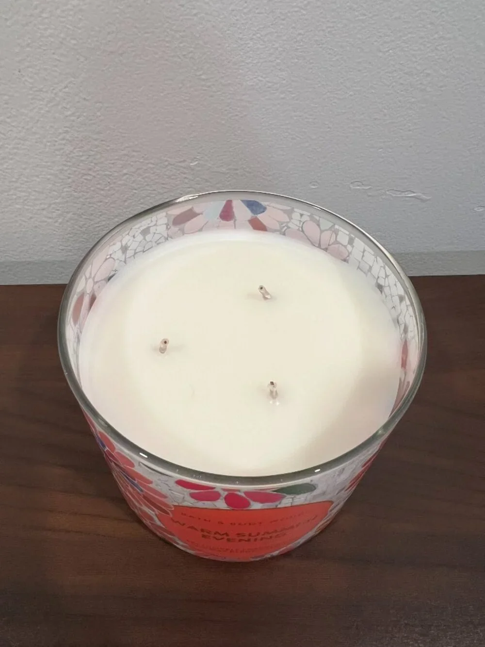 Bath and Body Works Warm Summer Evening 3-Wick Candle NEW